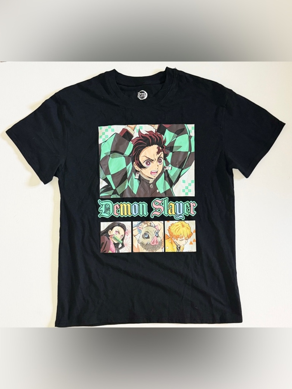 Demon Slayer Graphic Short Sleeve Tee - Black